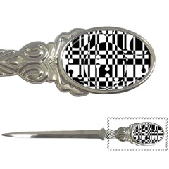 Black and white pattern Letter Openers