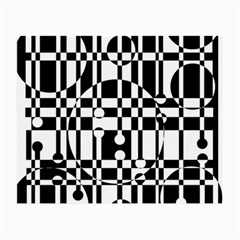 Black and white pattern Small Glasses Cloth (2-Side)