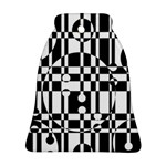 Black and white pattern Bell Ornament (2 Sides) Front