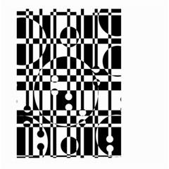 Black and white pattern Large Garden Flag (Two Sides)