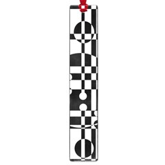 Black and white pattern Large Book Marks