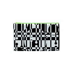 Black and white pattern Cosmetic Bag (XS)