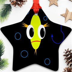 Yellow Fish Ornament (star) 