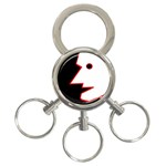 Man 3-Ring Key Chains Front