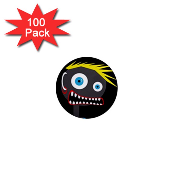 Crazy man 1  Mini Magnets (100 pack) 