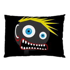 Crazy Man Pillow Case by Valentinaart