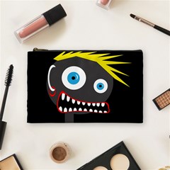 Crazy Man Cosmetic Bag (medium)  by Valentinaart