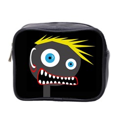 Crazy Man Mini Toiletries Bag 2-side by Valentinaart