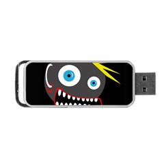 Crazy Man Portable Usb Flash (one Side) by Valentinaart