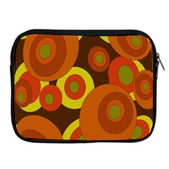 Orange Pattern Apple Ipad 2/3/4 Zipper Cases by Valentinaart