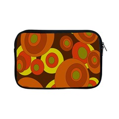 Orange Pattern Apple Ipad Mini Zipper Cases by Valentinaart