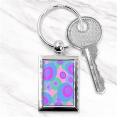 Pink Pattern Key Chains (rectangle)  by Valentinaart