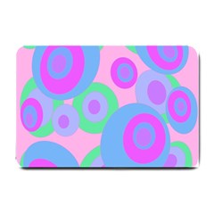 Pink Pattern Small Doormat  by Valentinaart