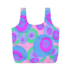 Pink Pattern Full Print Recycle Bags (m)  by Valentinaart