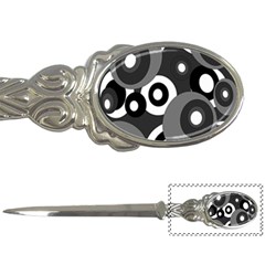 Gray Pattern Letter Openers by Valentinaart