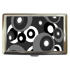 Gray Pattern Cigarette Money Cases by Valentinaart