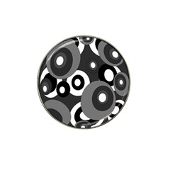 Gray Pattern Hat Clip Ball Marker by Valentinaart