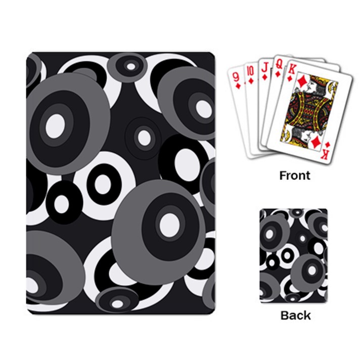 Gray pattern Playing Card