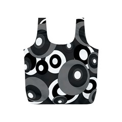 Gray Pattern Full Print Recycle Bags (s)  by Valentinaart