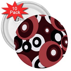 Decorative Pattern 3  Buttons (10 Pack)  by Valentinaart