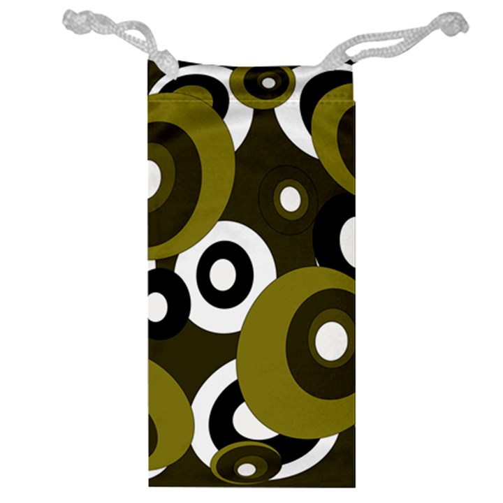 Green pattern Jewelry Bags