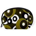 Green pattern Accessory Pouches (Large)  Back