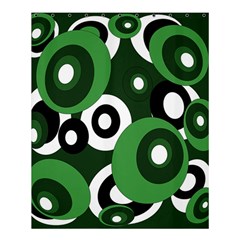 Green Pattern Shower Curtain 60  X 72  (medium)  by Valentinaart