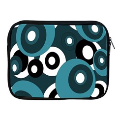 Blue Pattern Apple Ipad 2/3/4 Zipper Cases by Valentinaart