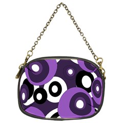 Purple Pattern Chain Purses (one Side)  by Valentinaart