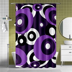 Purple Pattern Shower Curtain 48  X 72  (small)  by Valentinaart