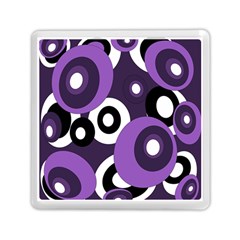 Purple Pattern Memory Card Reader (square)  by Valentinaart