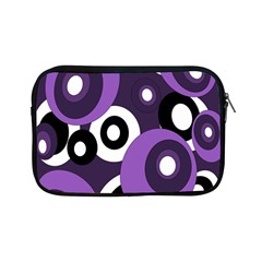 Purple Pattern Apple Ipad Mini Zipper Cases by Valentinaart