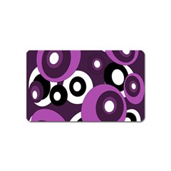 Purple Pattern Magnet (name Card) by Valentinaart