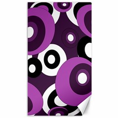 Purple Pattern Canvas 40  X 72   by Valentinaart