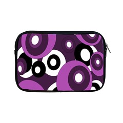 Purple Pattern Apple Ipad Mini Zipper Cases by Valentinaart