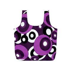 Purple Pattern Full Print Recycle Bags (s)  by Valentinaart