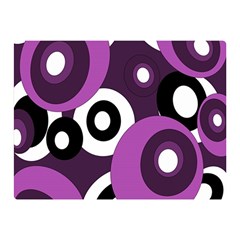 Purple Pattern Double Sided Flano Blanket (mini)  by Valentinaart