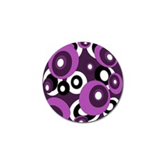 Purple Pattern Golf Ball Marker by Valentinaart