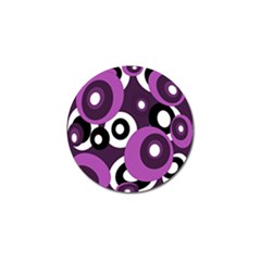 Purple Pattern Golf Ball Marker (10 Pack) by Valentinaart