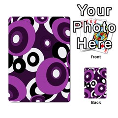 Purple Pattern Multi-purpose Cards (rectangle) 