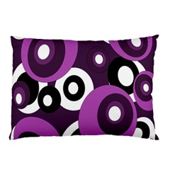 Purple Pattern Pillow Case (two Sides) by Valentinaart