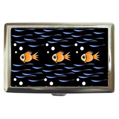 Fish Pattern Cigarette Money Cases by Valentinaart