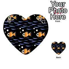 Fish Pattern Playing Cards 54 (heart) 