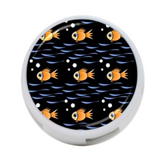 Fish Pattern 4-port Usb Hub (two Sides)  by Valentinaart