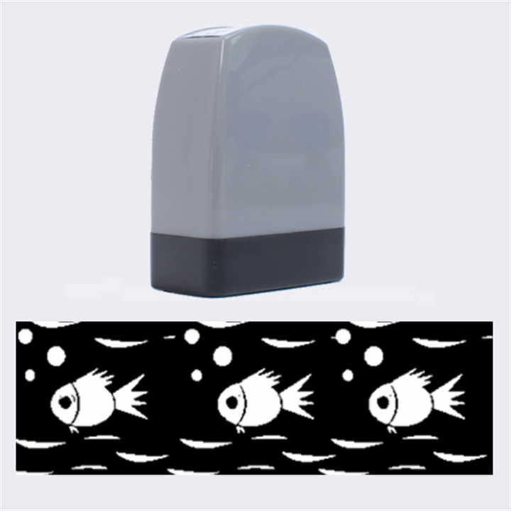 Fish pattern Name Stamps