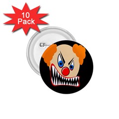 Evil Clown 1 75  Buttons (10 Pack) by Valentinaart