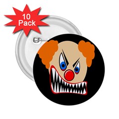 Evil Clown 2 25  Buttons (10 Pack)  by Valentinaart