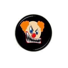 Evil Clown Hat Clip Ball Marker (4 Pack) by Valentinaart