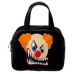 Evil Clown Classic Handbags (one Side) by Valentinaart