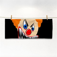 Evil Clown Hand Towel by Valentinaart